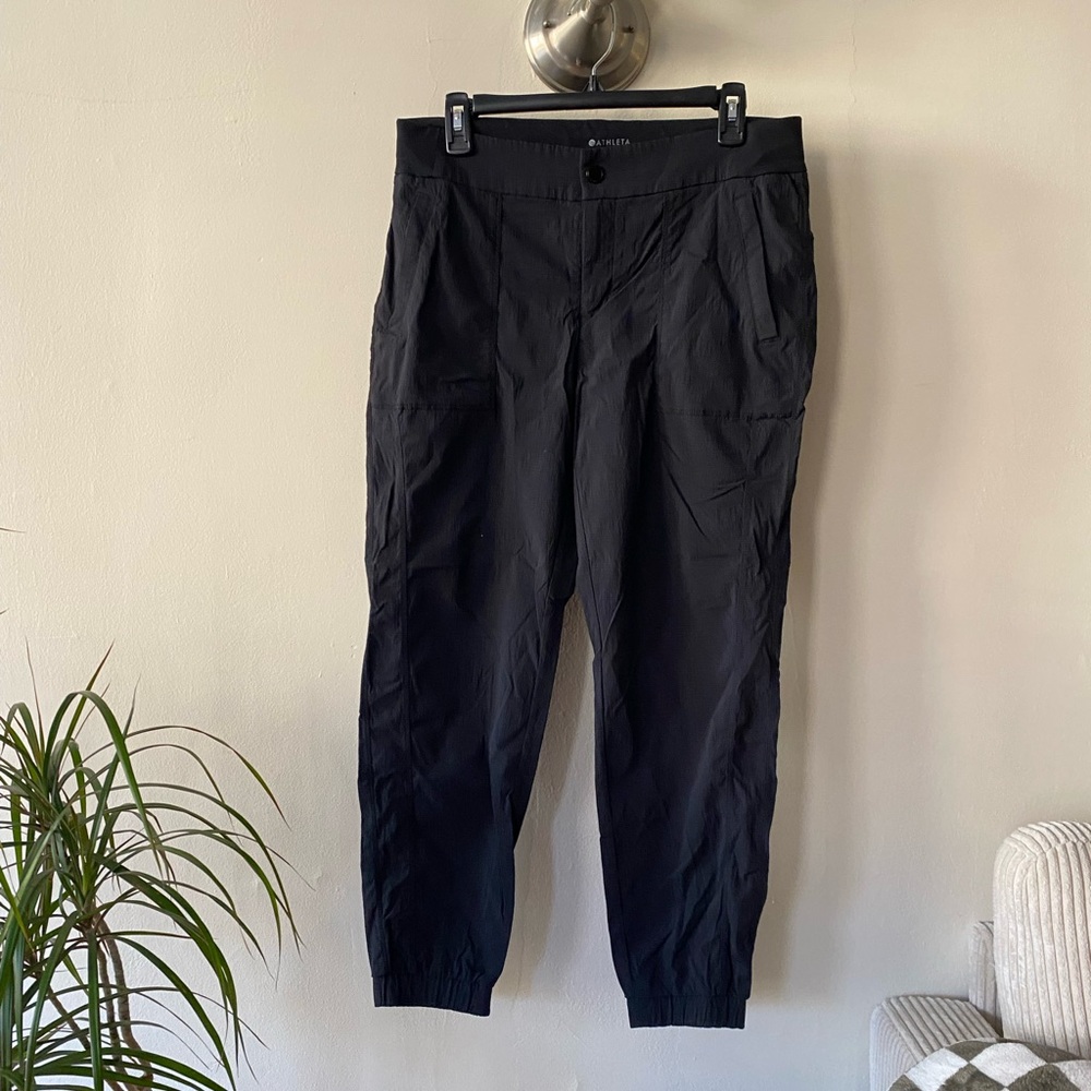 Athleta Black Athleisure Pants Size 10